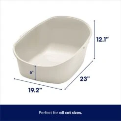 Frisco High Back Cat Litter Box, Extra Large -Frisco 141375 PT1. AC SS1800 V1675279639