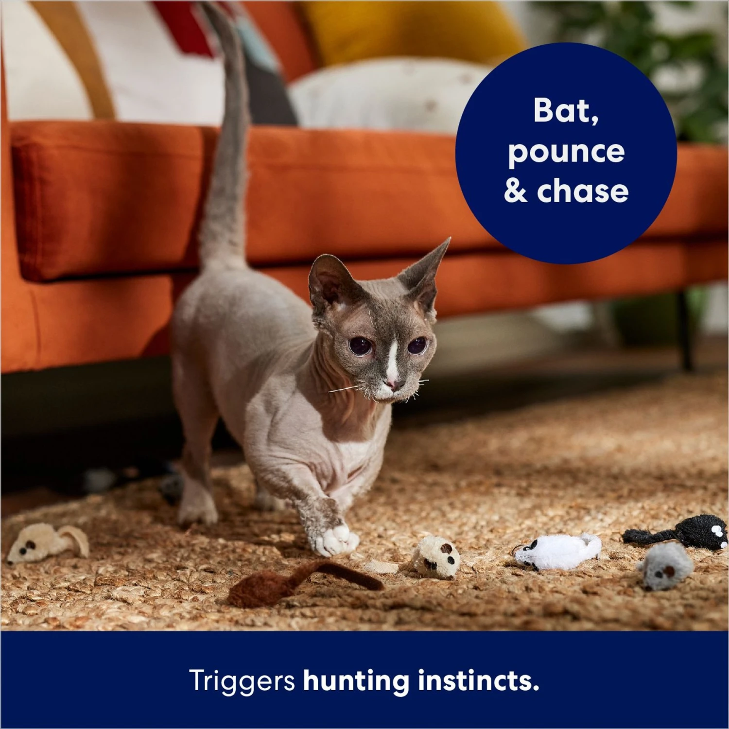 Frisco Mouse Cat Toy With Catnip 6 Frisco Mouse Cat Toy With Catnip - Image 4