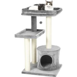Frisco 42-in Heavy Duty Faux Fur Cat Tree & Condo 14 Frisco 42-in Heavy Duty Faux Fur Cat Tree & Condo -Frisco 169398 PT5. AC SS1800 V1584453369