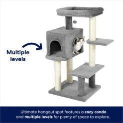 Frisco 48-in Heavy Duty Faux Fur Cat Tree & Condo 9 Frisco 48-in Heavy Duty Faux Fur Cat Tree & Condo -Frisco 169399 PT2. AC SS1800 V1667228270
