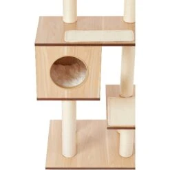 Frisco 47.5-in Modern Cat Tree & Condo -Frisco 177904 PT2. AC SS1800 V1584452278