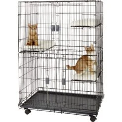 Frisco Collapsible Wire Cat Cage Playpen -Frisco 185867 PT2. AC SS1800 V1575993177