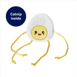 Frisco Plush Dangly Egg Buddy Cat Toy With Catnip -Frisco 213844 PT2. AC SS1800 V1691783969