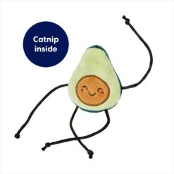 Frisco Dangly Avocado Buddy Plush Cat Toy With Catnip -Frisco 213846 PT2. AC SS1800 V1691783910