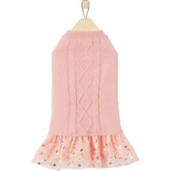 Frisco Cable Knit Dog & Cat Sweater Dress -Frisco 223706 PT3. AC SS1800 V1599055627