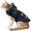 Frisco Plaid Hooded Insulated Dog & Cat Peacoat -Frisco 223874 MAIN. AC SS1800 V1599160882