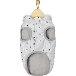 Frisco Mediumweight Silver Polka Dotted Insulated Dog & Cat Coat 13 Frisco Mediumweight Silver Polka Dotted Insulated Dog & Cat Coat -Frisco 224017 PT4. AC SS1800 V1600732878