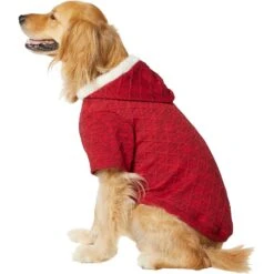 Frisco Textured Knit Dog & Cat Hoodie -Frisco 224233 PT2. AC SS1800 V1637685691