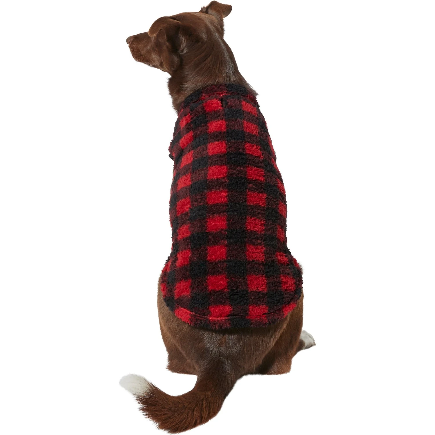 Frisco Ultra Lightweight Plaid Dog & Cat Fleece Vest 3 Frisco Ultra Lightweight Plaid Dog & Cat Fleece Vest