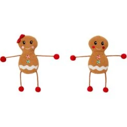 Frisco Holiday Gingerbread Pals Plush Kicker Cat Toy With Catnip, 2 Count 10 Frisco Holiday Gingerbread Pals Plush Kicker Cat Toy With Catnip, 2 Count -Frisco 233303 PT3. AC SS1800 V1600708061