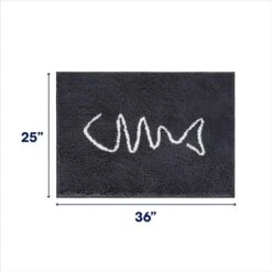 Frisco Microfiber Chenille Fish Bone Litter Mat -Frisco 236242 PT1. AC SS1800 V1676556265