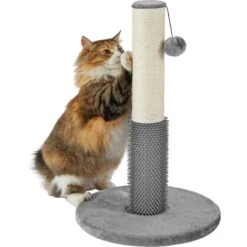 Frisco 21-in Sisal Cat Scratching Post With Toy & Groomer 10 Frisco 21-in Sisal Cat Scratching Post With Toy & Groomer -Frisco 236533 PT2. AC SS1800 V1615987395