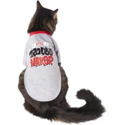 Frisco Little Trouble Maker Dog & Cat T-Shirt -Frisco 248639 PT2. AC SS1800 V1644959814