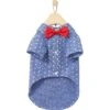 Frisco Polka Dot Chambray Dog & Cat Button Up Shirt -Frisco 249162 MAIN. AC SS1800 V1624613261