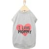 Frisco I Love Mommy Dog & Cat T-Shirt, Gray 1 Frisco I Love Mommy Dog & Cat T-Shirt, Gray -Frisco 249278 MAIN. AC SS1800 V1624617150