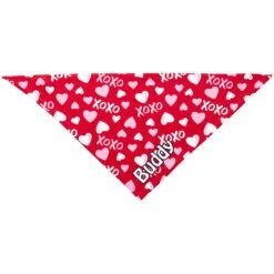 Frisco XOXO Hearts Personalized Dog & Cat Bandana -Frisco 254203 PT2. AC SS1800 V1632494772