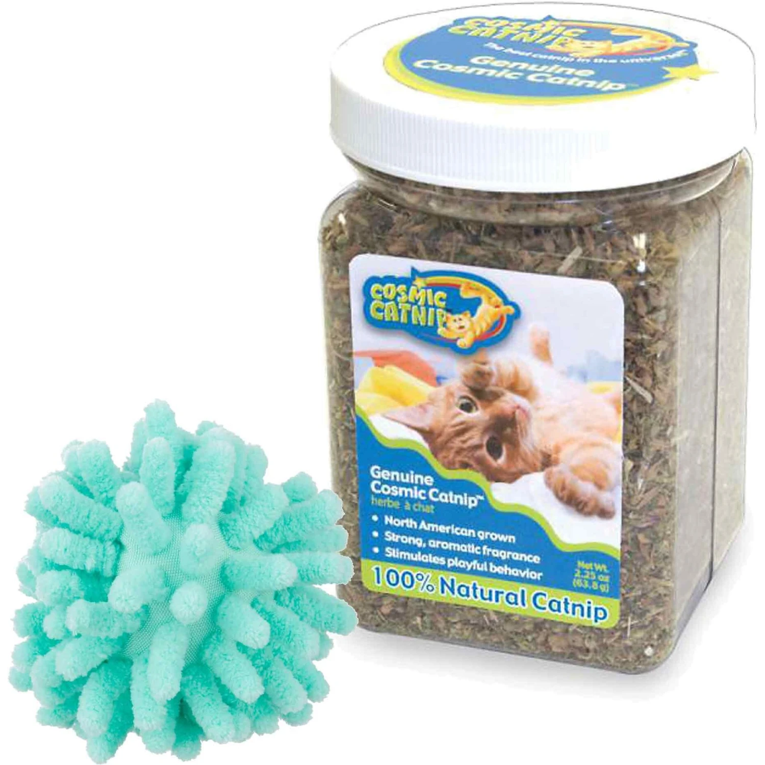 OurPets Cosmic Catnip & Frisco Moppy Ball Cat Toy With Catnip 3 OurPets Cosmic Catnip & Frisco Moppy Ball Cat Toy With Catnip