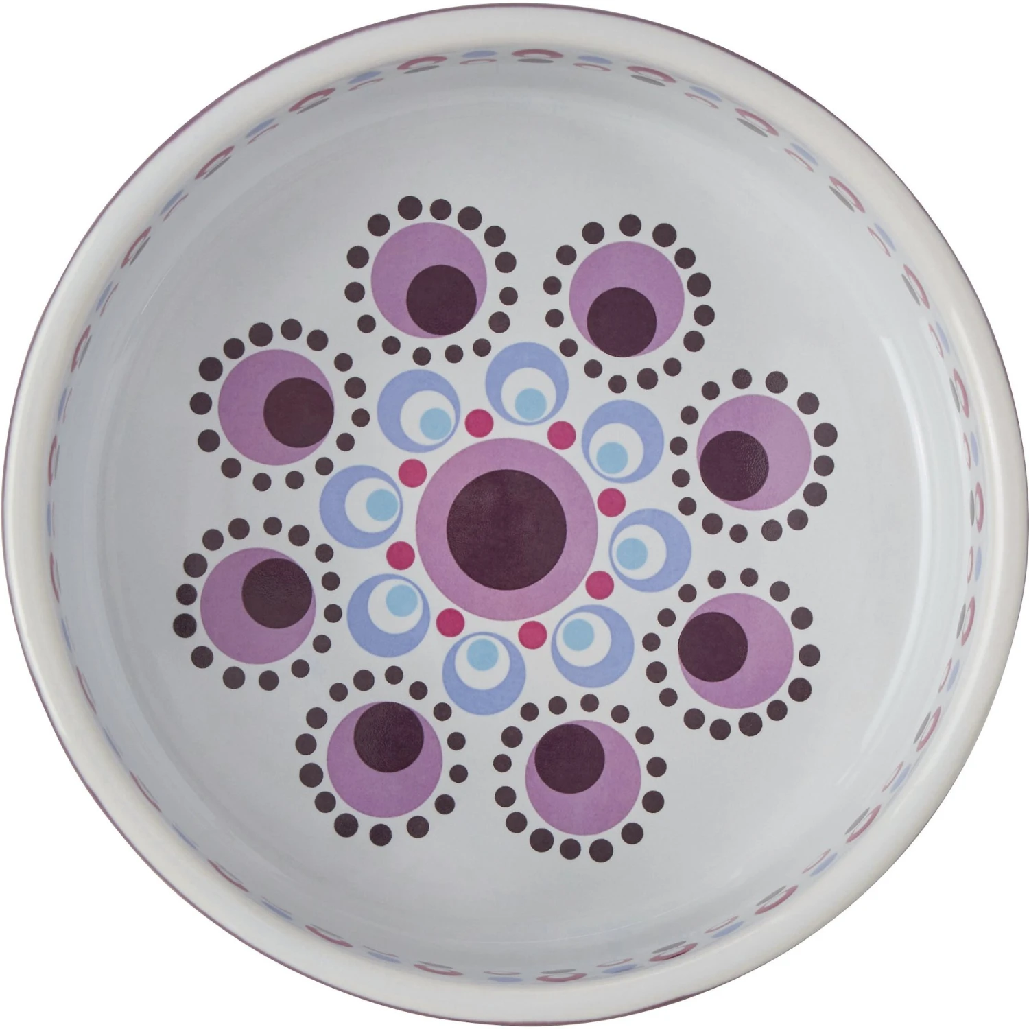 Frisco Kaleidoscope Pattern Non-skid Ceramic Dog & Cat Bowl 7 Frisco Kaleidoscope Pattern Non-skid Ceramic Dog & Cat Bowl - Image 5