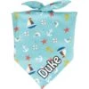 Frisco Nautical Personalized Dog & Cat Bandana