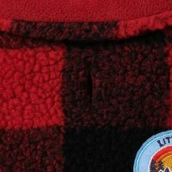 Frisco Mediumweight Red Plaid Insulated Dog & Cat Sherpa Coat -Frisco 268320 PT6. AC SS1800 V1628779412