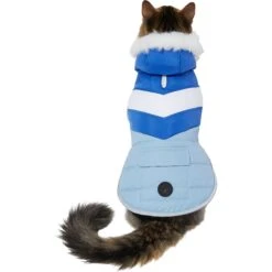 Frisco Heavyweight Chevron Insulated Dog & Cat Parka With Pocket -Frisco 268405 PT2. AC SS1800 V1628784758