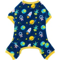 Frisco Dog & Cat Cozy Plush Fleece PJs, Outer Space -Frisco 268477 PT3. AC SS1800 V1637719313