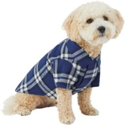 Frisco Navy Plaid Dog & Cat Flannel Shirt -Frisco 268596 PT2. AC SS1800 V1637679780