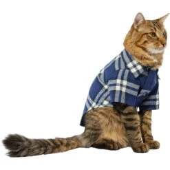 Frisco Navy Plaid Dog & Cat Flannel Shirt -Frisco 268596 PT3. AC SS1800 V1637652439