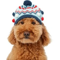 Frisco Pom Pom Dog & Cat Knitted Hat -Frisco 276307 PT2. AC SS1800 V1631666246