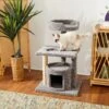 Frisco 37-in Real Carpet Cat Tree With Condo, Grey -Frisco 282755 MAIN. AC SS1800 V1621949365