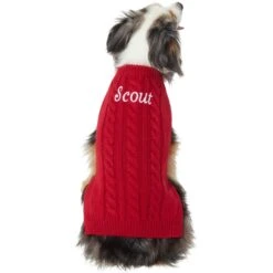 Frisco Personalized Dog & Cat Cable Knitted Sweater 10 Frisco Personalized Dog & Cat Cable Knitted Sweater -Frisco 285168 PT2. AC SS1800 V1628776600