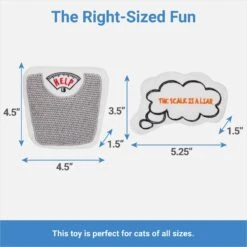 Frisco Scale & Message Bubble Plush Cat Toy With Catnip, 2 Count 6 Frisco Scale & Message Bubble Plush Cat Toy With Catnip, 2 Count -Frisco 288959 PT1. AC SS1800 V1640722344