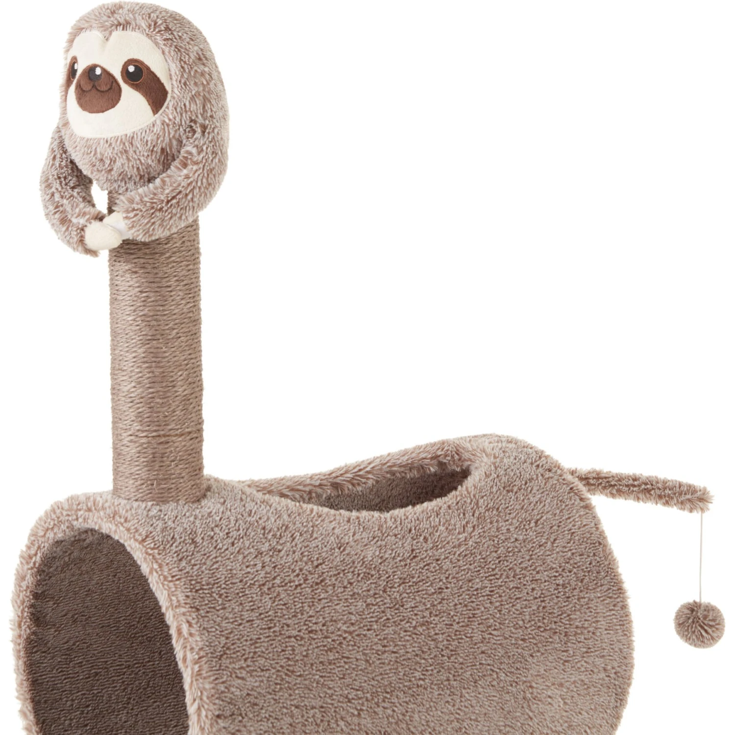 Frisco Animal Series Cat Tunnel With Scratching Post, Sloth 5 Frisco Animal Series Cat Tunnel With Scratching Post, Sloth - Image 3
