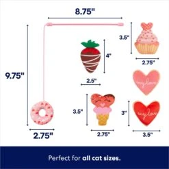 Frisco Valentine Variety Pack Cat Toy With Catnip, 13 Count 8 Frisco Valentine Variety Pack Cat Toy With Catnip, 13 Count -Frisco 298966 PT1. AC SS1800 V1701364858