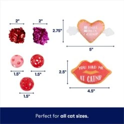 Frisco Valentine Variety Pack Cat Toy With Catnip, 13 Count 9 Frisco Valentine Variety Pack Cat Toy With Catnip, 13 Count -Frisco 298966 PT2. AC SS1800 V1701364858