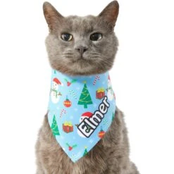 Frisco Snowman & Presents Personalized Dog & Cat Bandana -Frisco 301373 PT7. AC SS1800 V1628100101