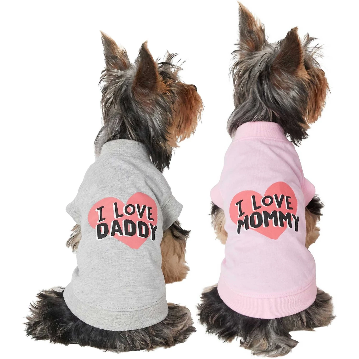 Frisco I Love Daddy Dog & Cat T-Shirt, Gray & Frisco I Love Mommy Dog & Cat T-Shirt 3 Frisco I Love Daddy Dog & Cat T-Shirt, Gray & Frisco I Love Mommy Dog & Cat T-Shirt