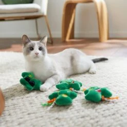 Frisco St. Patrick's Shamrock Plush Cat Toy With Catnip -Frisco 303102 PT3. AC SS1800 V1641230285