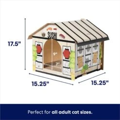 Frisco Sushi Shop Cardboard Cat House 8 Frisco Sushi Shop Cardboard Cat House -Frisco 308827 PT1. AC SS1800 V1678125351