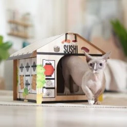 Frisco Sushi Shop Cardboard Cat House 10 Frisco Sushi Shop Cardboard Cat House -Frisco 308827 PT3. AC SS1800 V1676566490