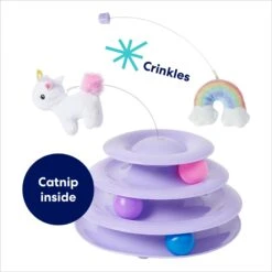 Frisco Unicorn & Rainbow Cat Tracks Cat Toy With Catnip -Frisco 308891 PT2. AC SS1800 V1695760987