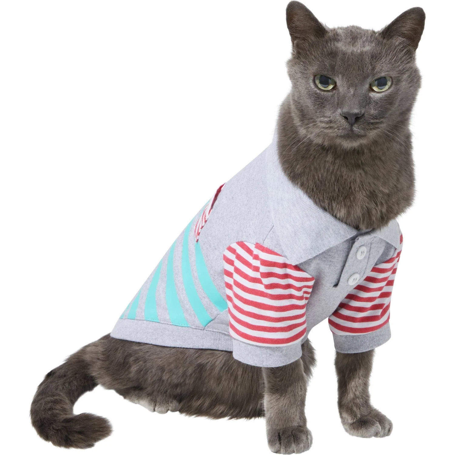 Frisco Striped Polo Dog & Cat Shirt 5 Frisco Striped Polo Dog & Cat Shirt - Image 3