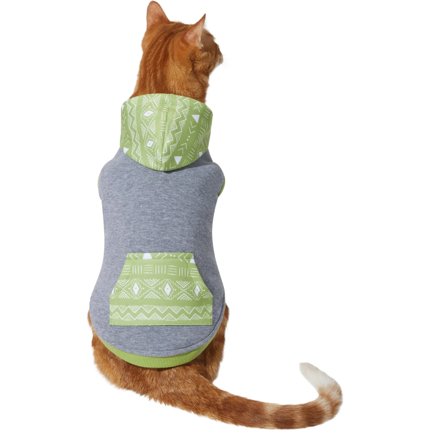 Frisco Green Southwest Dog & Cat Hoodie 5 Frisco Green Southwest Dog & Cat Hoodie - Image 3