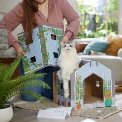 Frisco Greenhouse Cardboard Cat House 11 Frisco Greenhouse Cardboard Cat House -Frisco 317737 PT3. AC SS1800 V1688677249