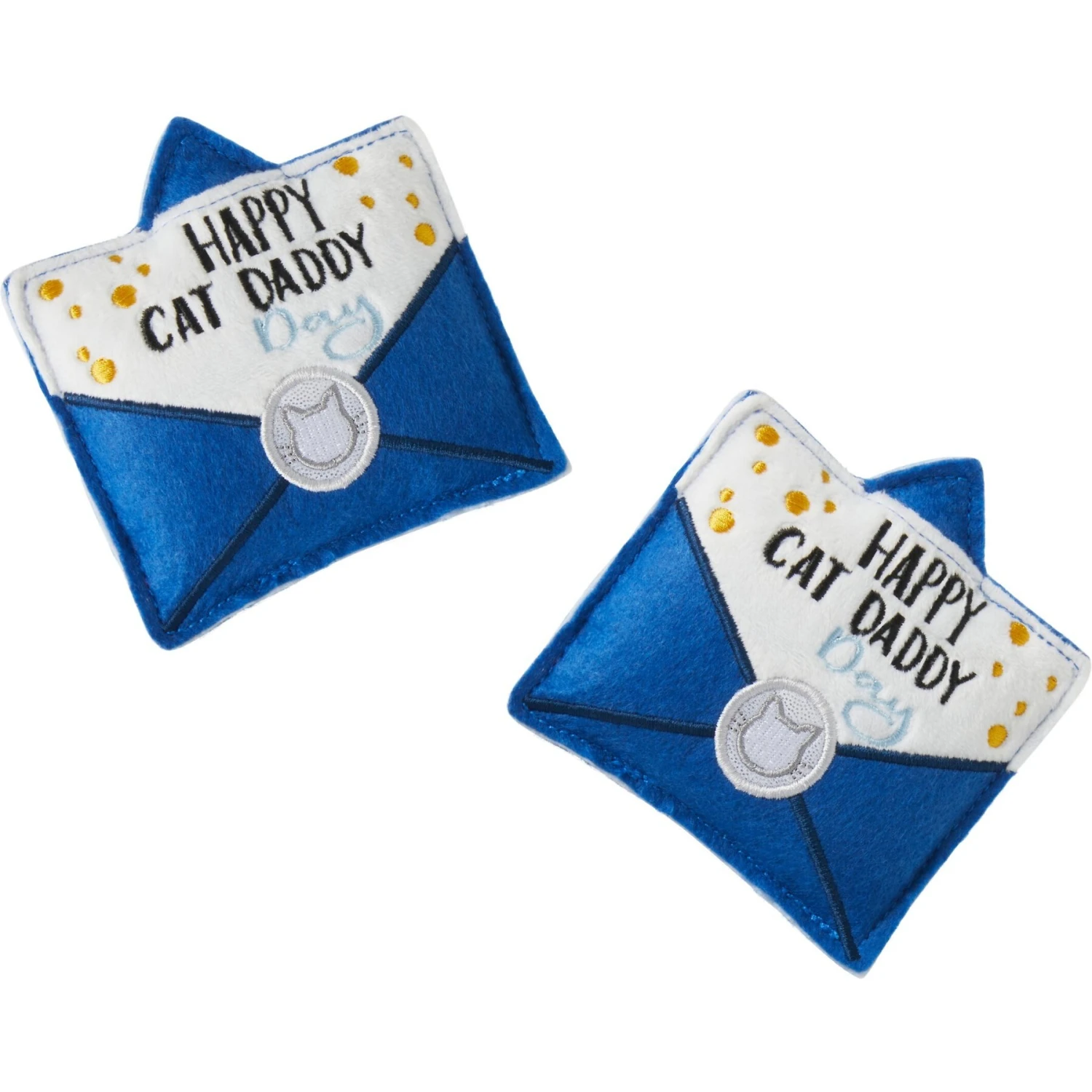 Frisco Father's Day Card Felt Cat Toy With Catnip, 2 Count 3 Frisco Father's Day Card Felt Cat Toy With Catnip, 2 Count