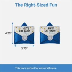 Frisco Father's Day Card Felt Cat Toy With Catnip, 2 Count 7 Frisco Father's Day Card Felt Cat Toy With Catnip, 2 Count -Frisco 327029 PT1. AC SS1800 V1648563984