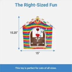 Frisco Pride Love Wins Cardboard Cat House 6 Frisco Pride Love Wins Cardboard Cat House -Frisco 331675 PT1. AC SS1800 V1649784999