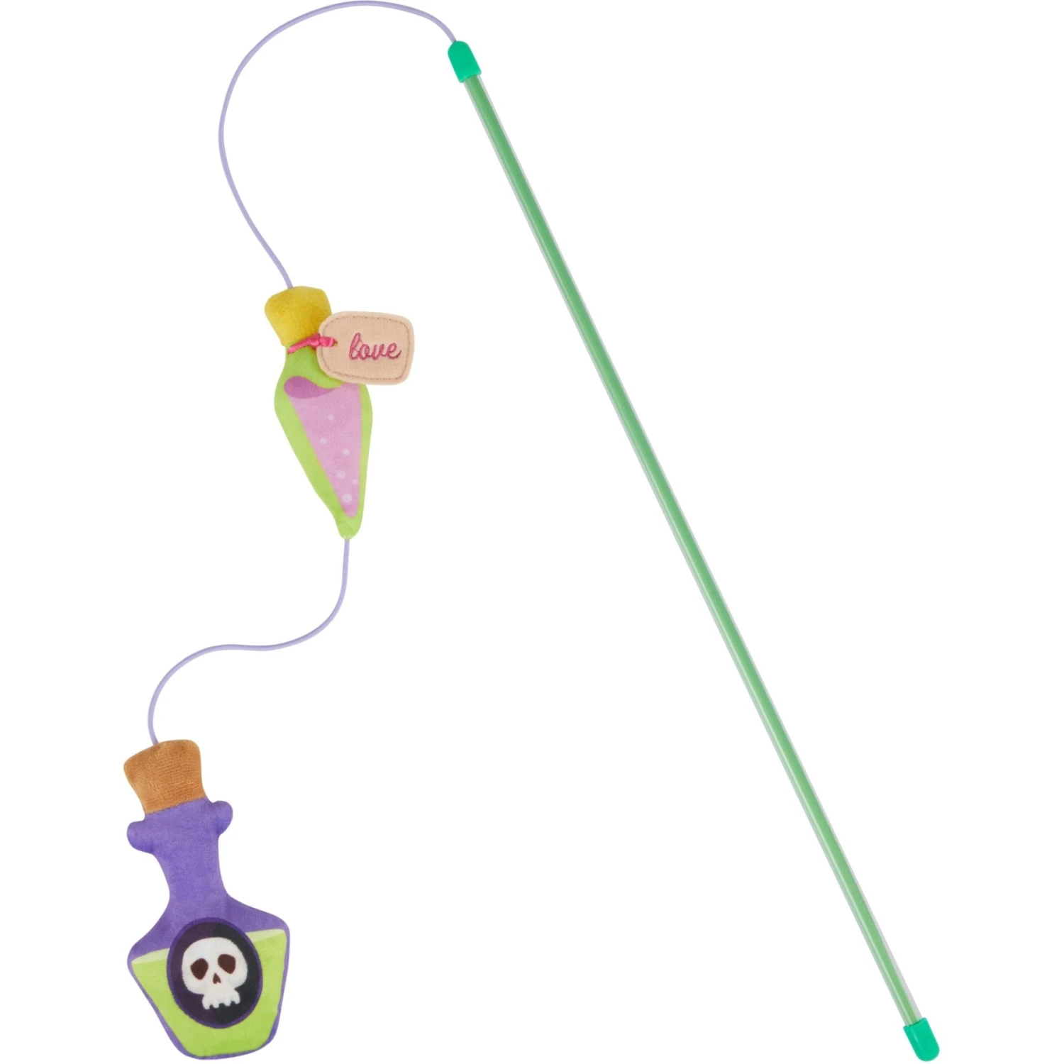 Frisco Halloween Potion Teaser Wand Cat Toy With Catnip 3 Frisco Halloween Potion Teaser Wand Cat Toy With Catnip