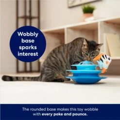 Frisco Fish In Ocean Wobble & Spin Cat Tracks Cat Toy With Catnip -Frisco 345926 PT3. AC SS1800 V1664288803