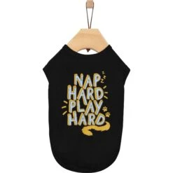 Frisco Nap Hard Play Hard Dog & Cat T-Shirt -Frisco 353713 PT4. AC SS1800 V1659725875